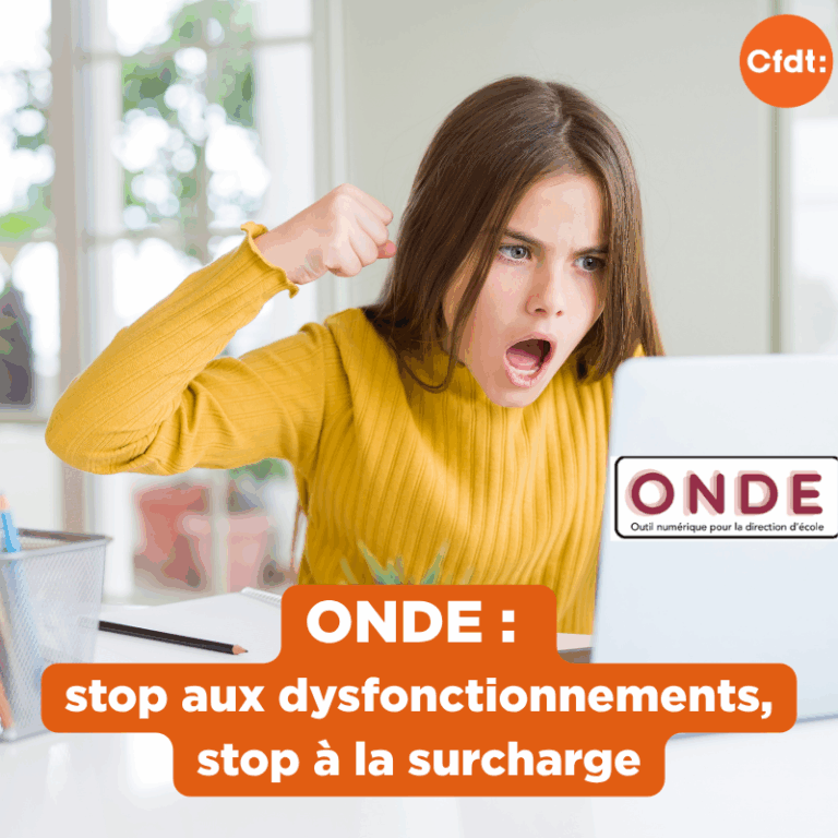 Dysfonctionnements d’ONDE : Ras-le-bol !